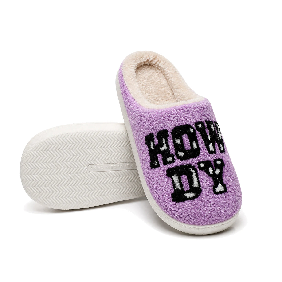 Chaussons Moumoute Esprit Western Bochausson semelle antidérapante