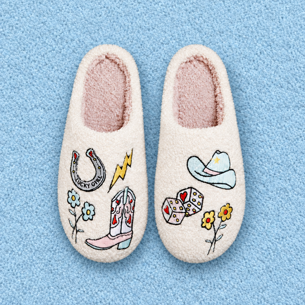 Chaussons Moumoute Motifs Western