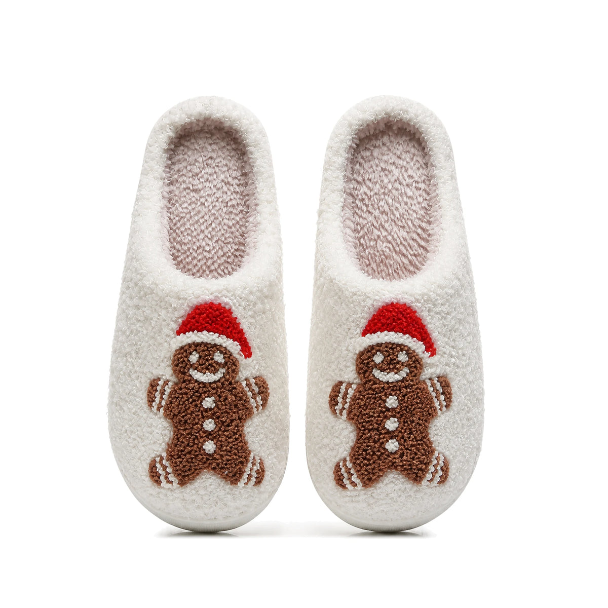 Chaussons Moumoute Pain d'Épice Bochausson vue de dessus de la paire