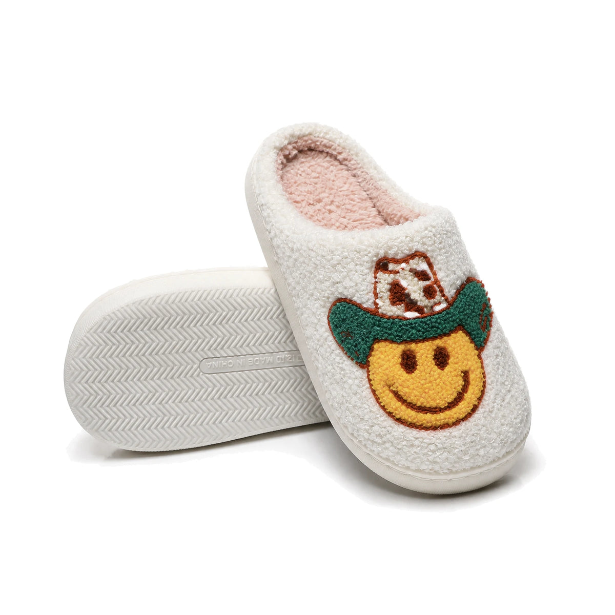 Chaussons Moumoute Smiley et Botte Bochausson semelle antidérapante