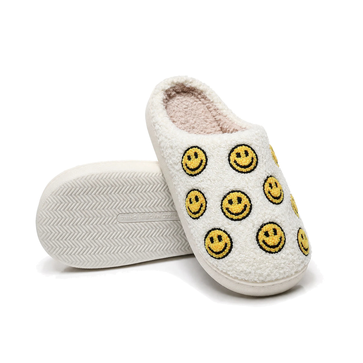 Chaussons Moumoute Smileys Bochausson semelle antidérapante