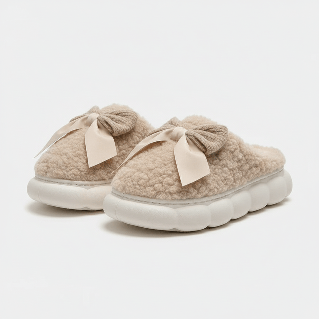 Chaussons Mules d'Hiver pour Femme