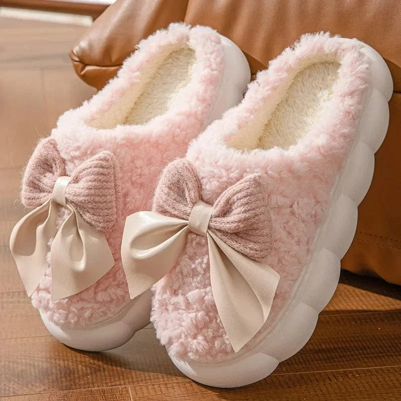 Chaussons Mules d'Hiver pour Femme Rose / 35-36