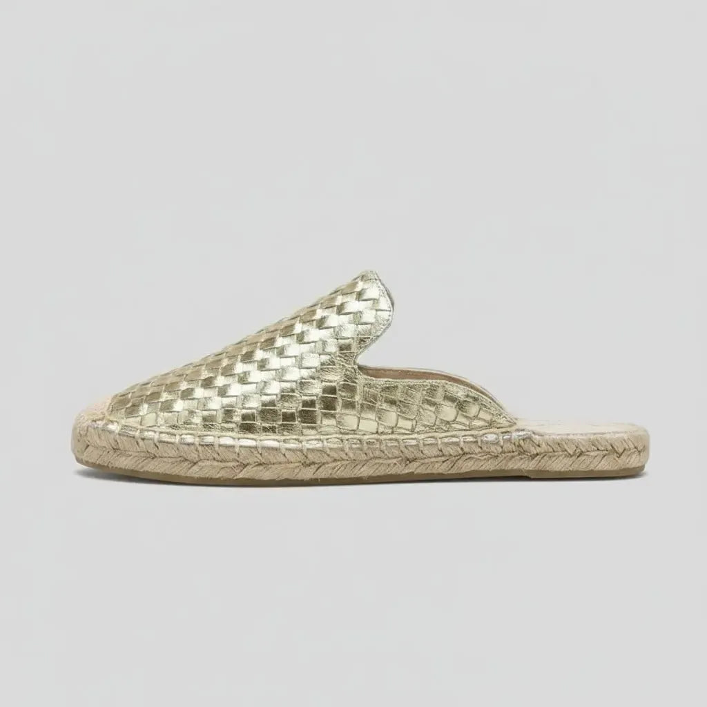 Chaussons Mules en Cuir pour Femme