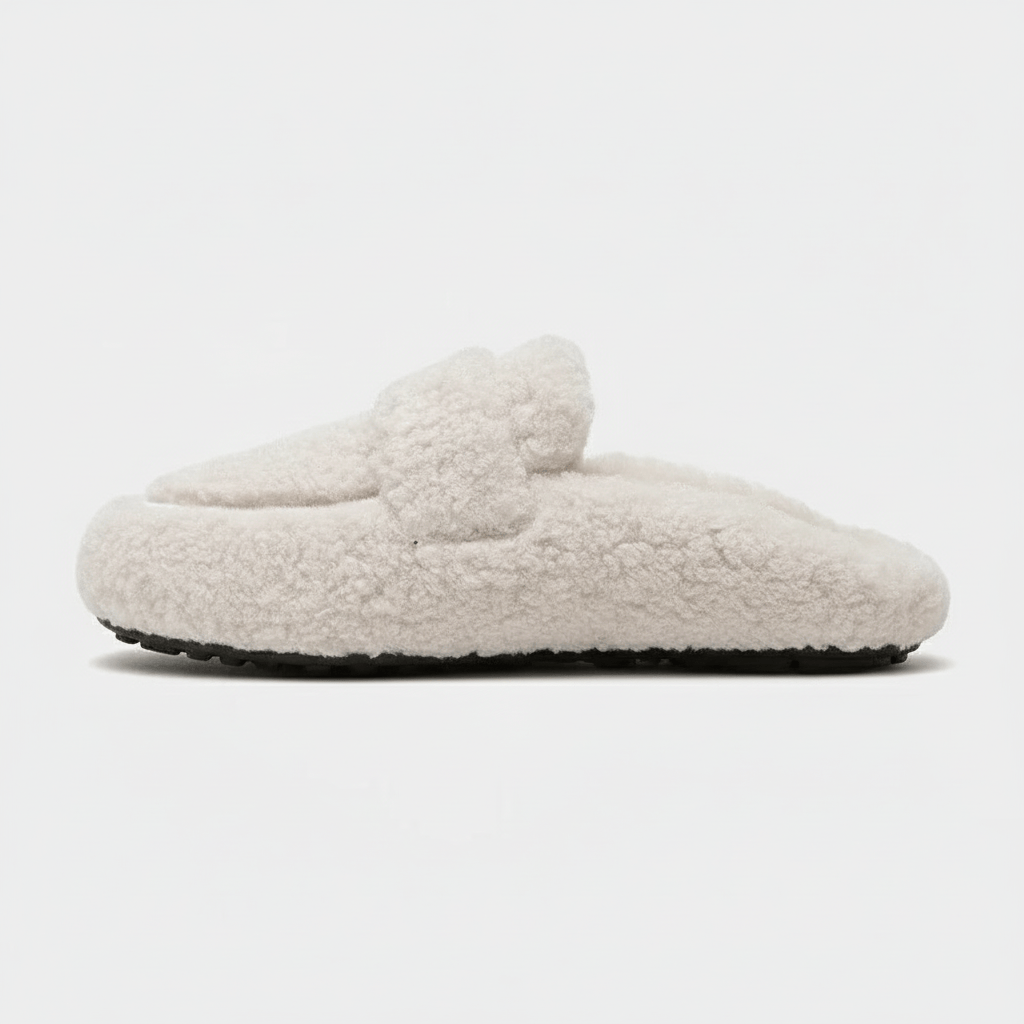 Chaussons Mules en Fourrure pour Femme