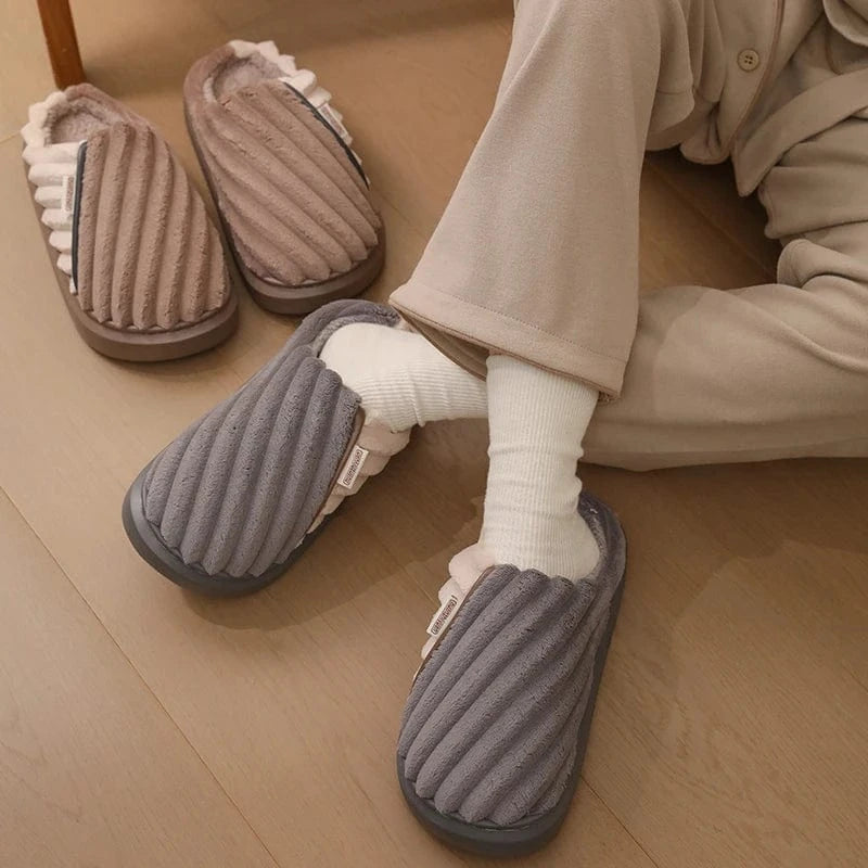 Chaussons Mules en Fourrure pour Homme