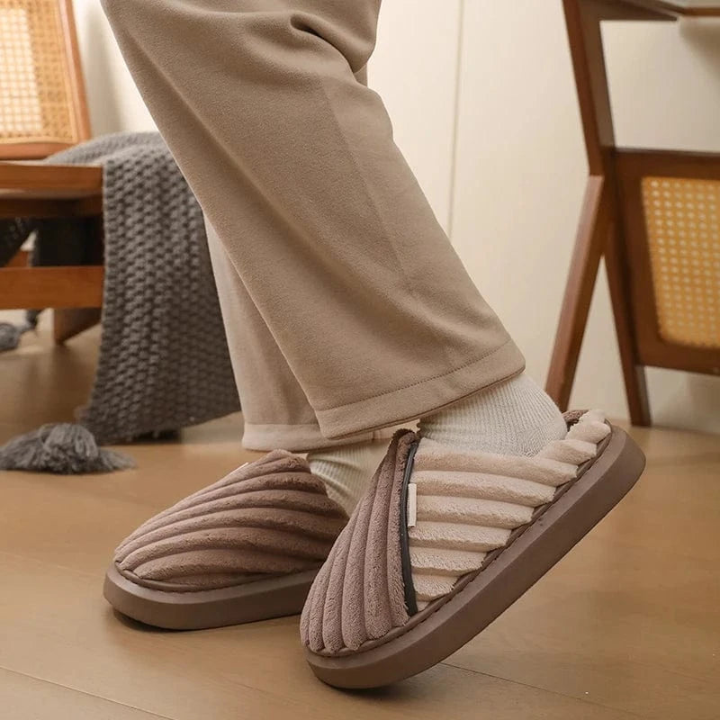 Chaussons Mules en Fourrure pour Homme