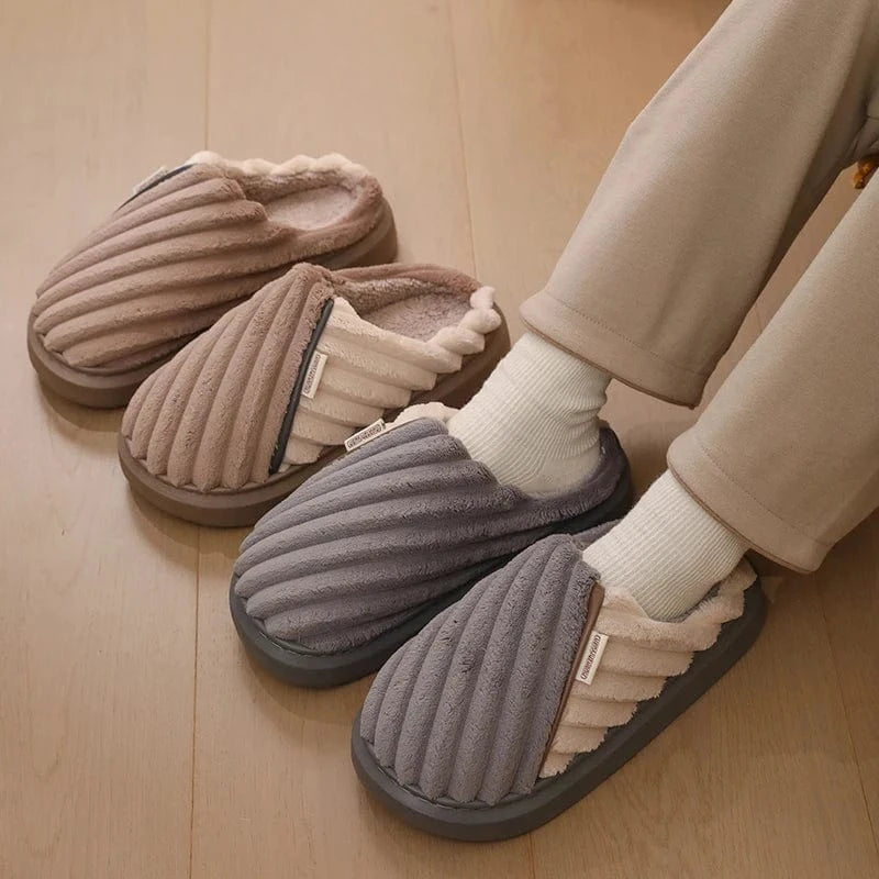Chaussons Mules en Fourrure pour Homme