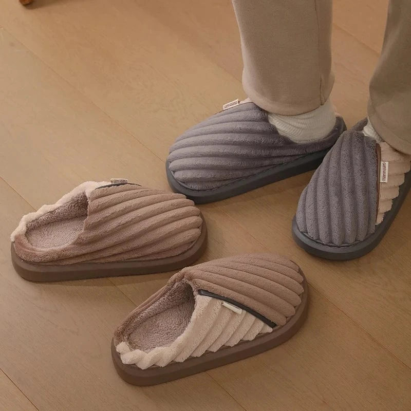 Chaussons Mules en Fourrure pour Homme
