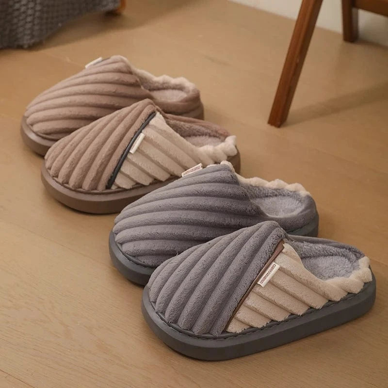 Chaussons Mules en Fourrure pour Homme