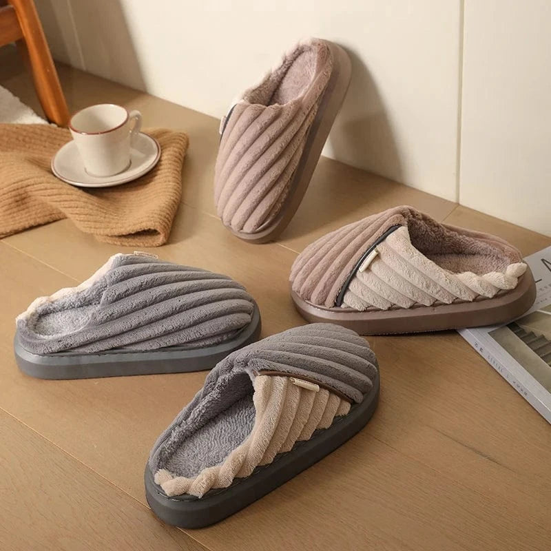 Chaussons Mules en Fourrure pour Homme