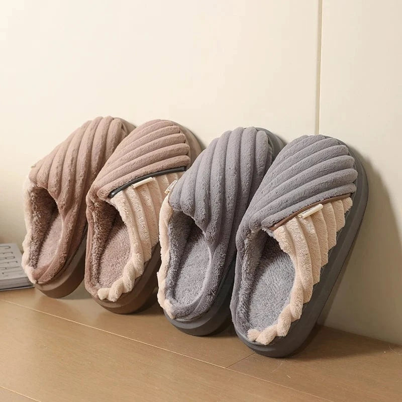 Chaussons Mules en Fourrure pour Homme