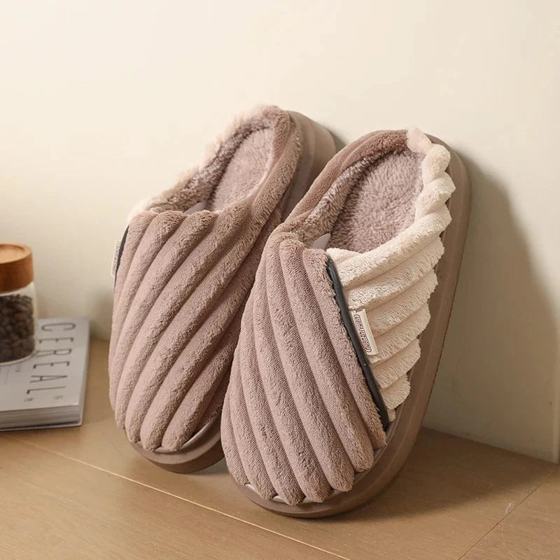 Chaussons Mules en Fourrure pour Homme