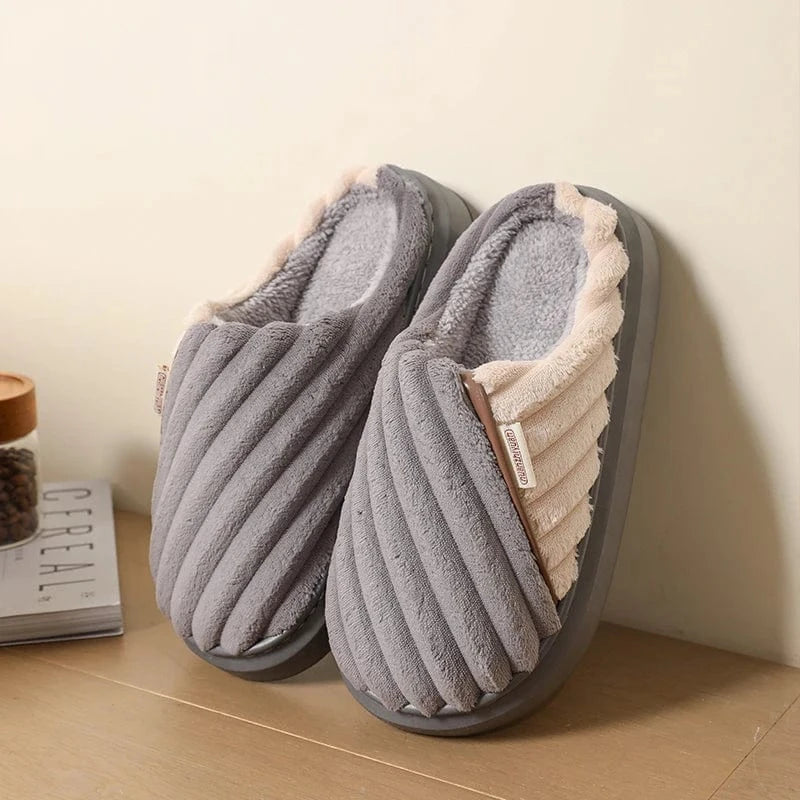 Chaussons Mules en Fourrure pour Homme