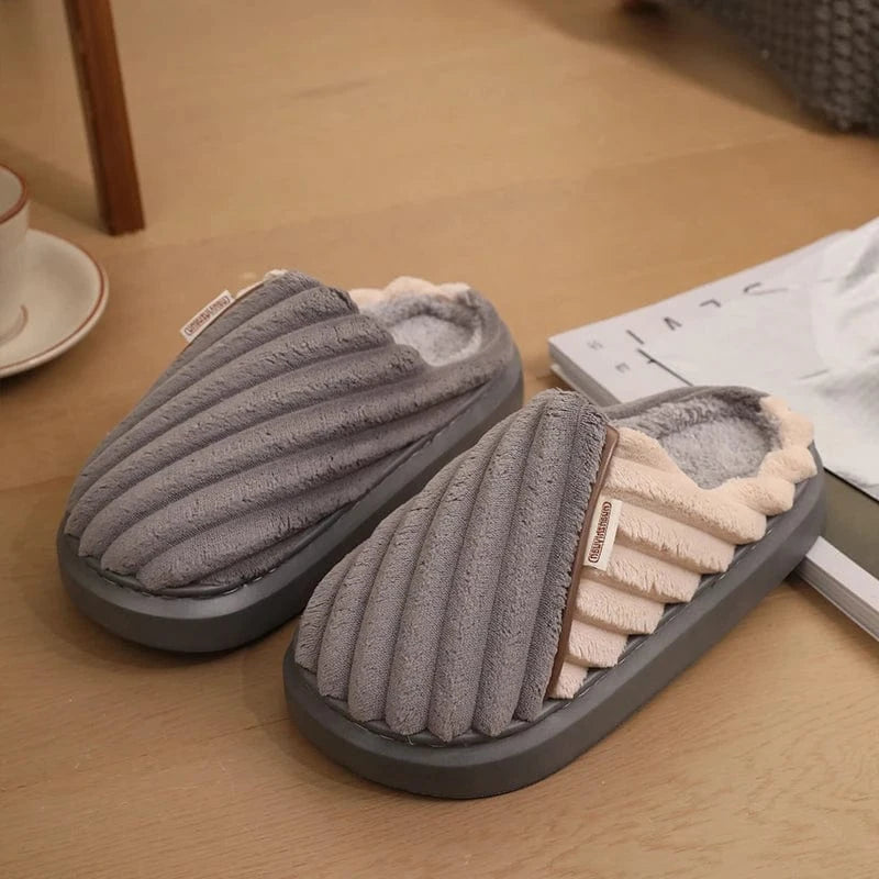 Chaussons Mules en Fourrure pour Homme