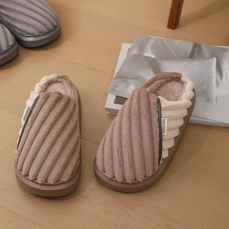 Chaussons Mules en Fourrure pour Homme