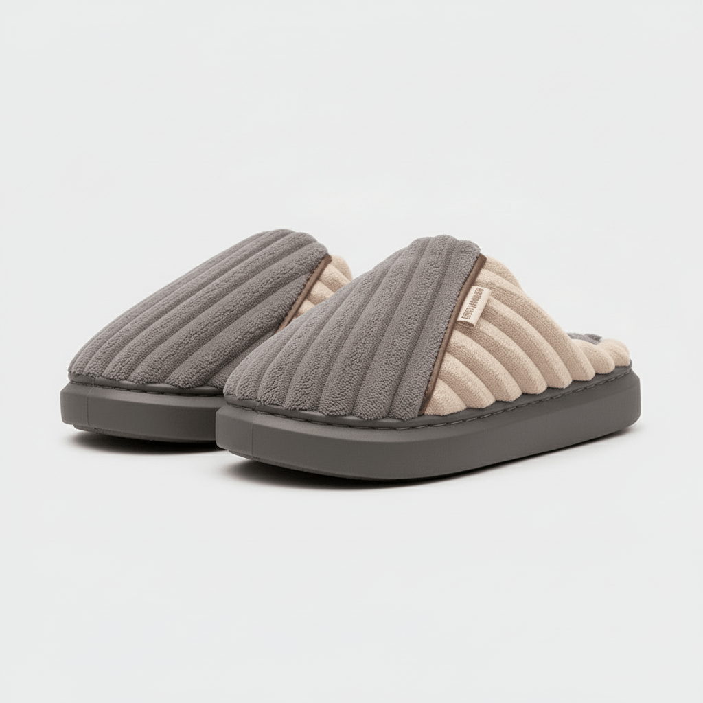 Chaussons Mules en Fourrure pour Homme