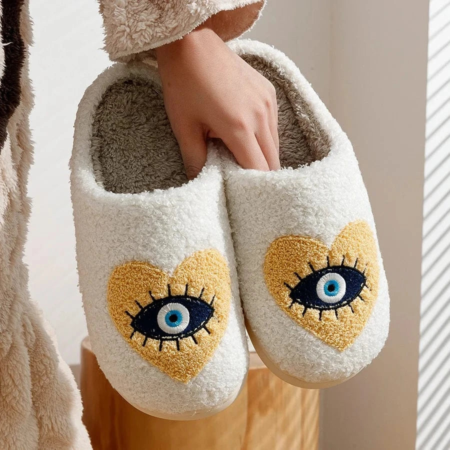 Chaussons Mules pour Femme Jaune / 36-37