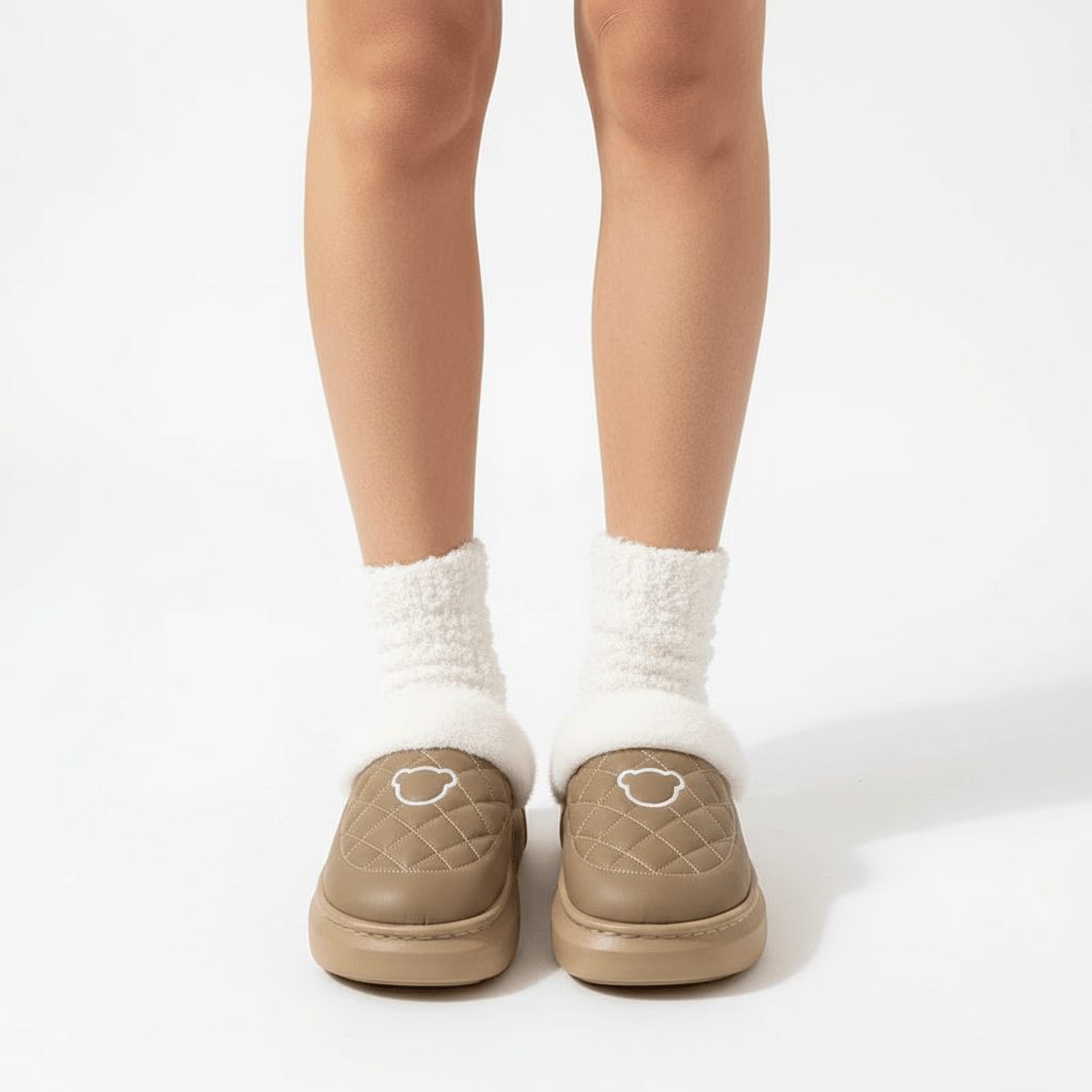 Chaussons Mules Fourrés pour Femme