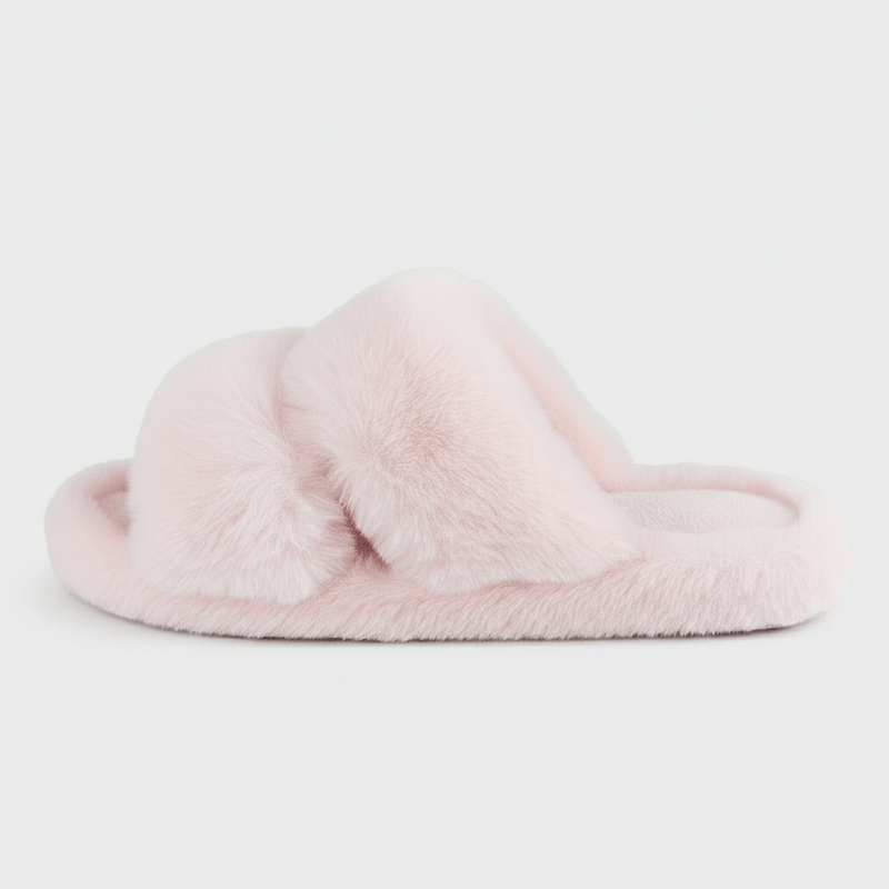 Chaussons Mules en Fourrure pour Femme