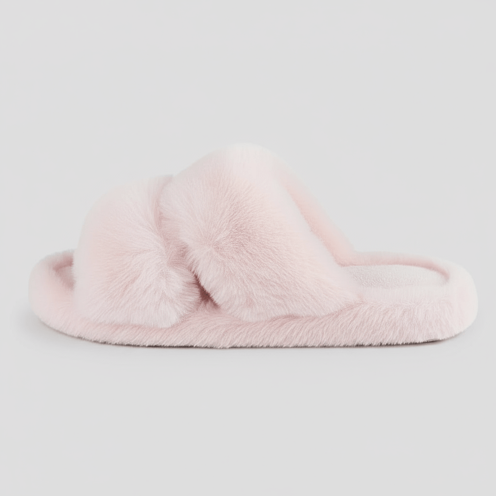 Chaussons Mules en Fourrure pour Femme