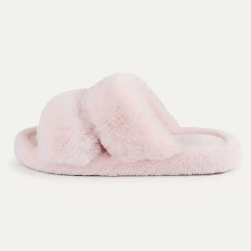 Chaussons Mules en Fourrure pour Femme