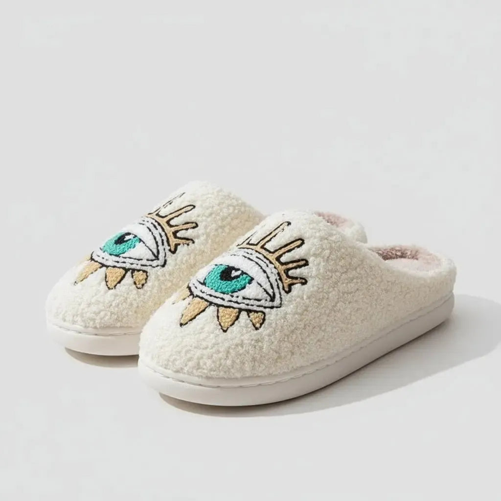 Chaussons Mules Originales pour Femme Blanc / 36-37