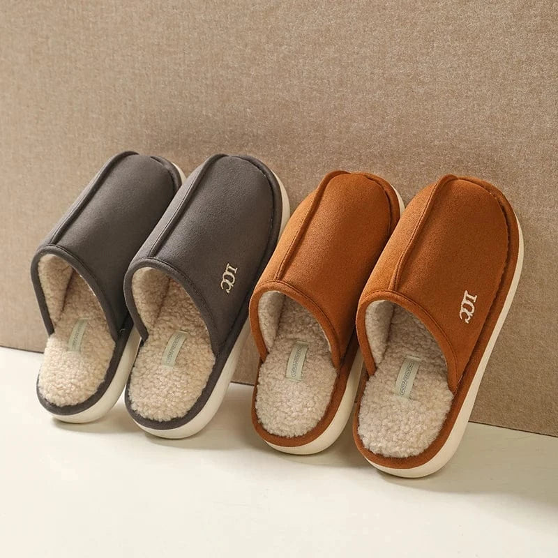 Chaussons Mules pour Homme effet Mouton Retourné