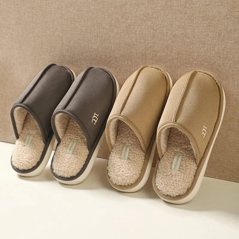 Chaussons Mules pour Homme effet Mouton Retourné