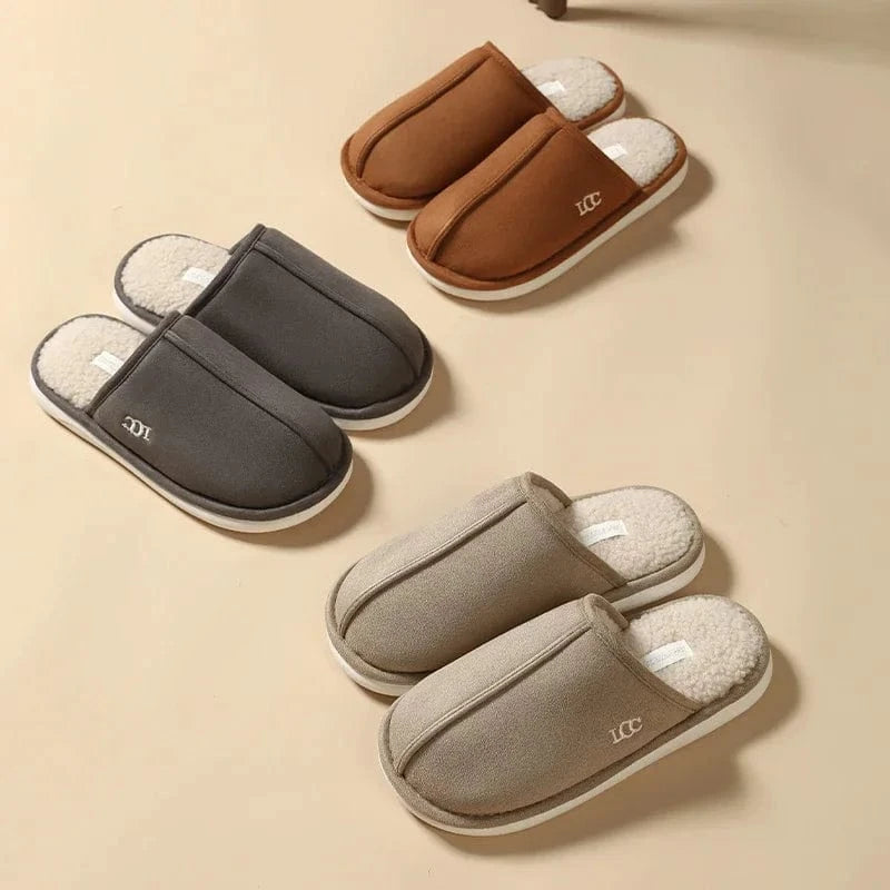 Chaussons Mules pour Homme effet Mouton Retourné