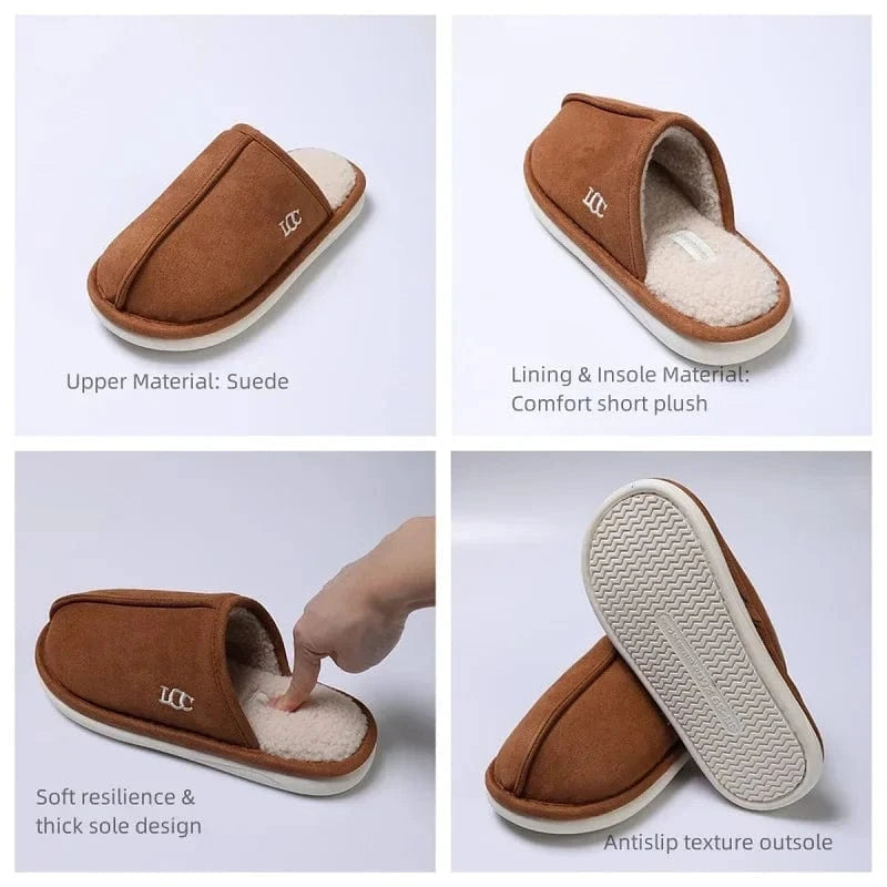 Chaussons Mules pour Homme effet Mouton Retourné