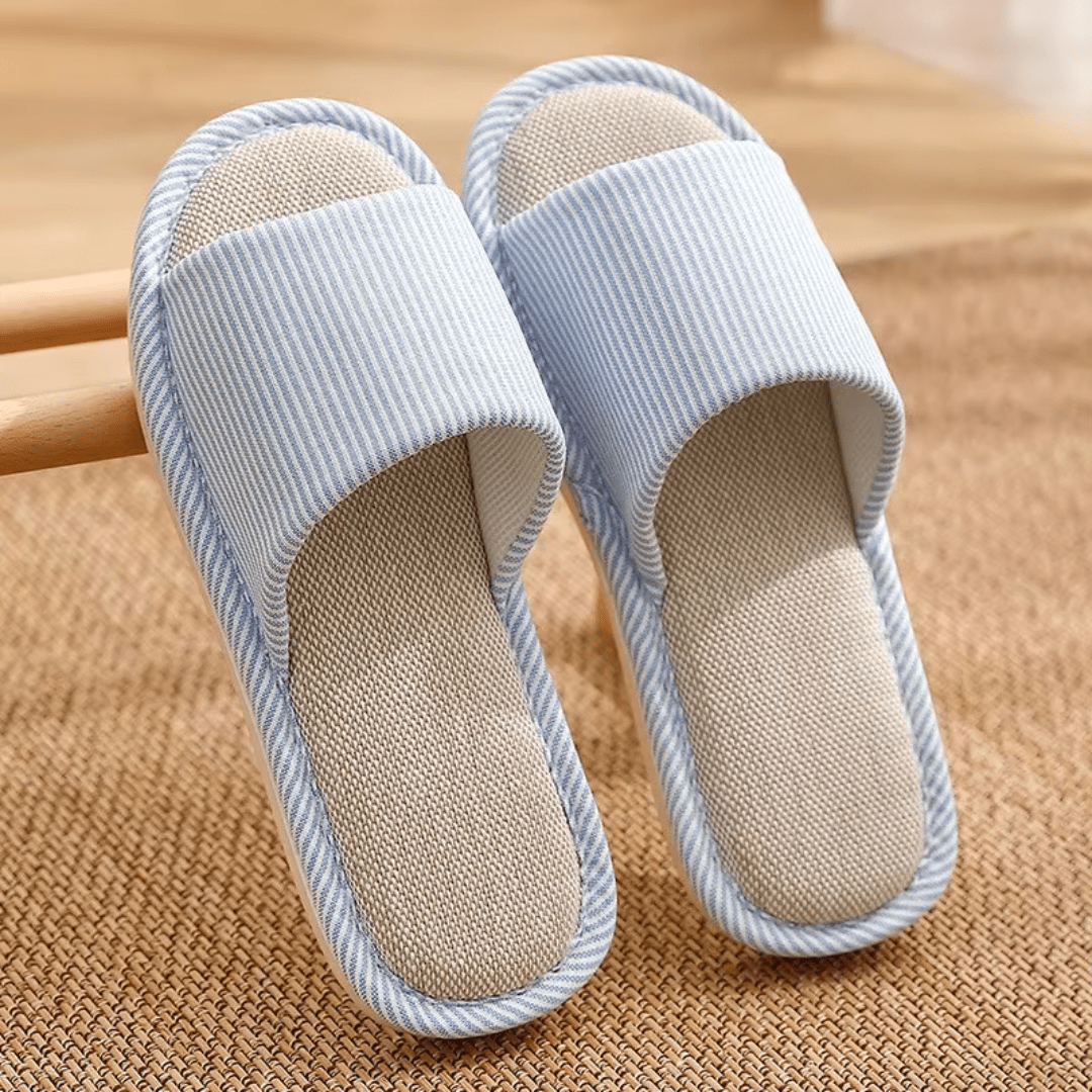 Chaussons Ouverts pour Femme Bleu ciel / 35-36