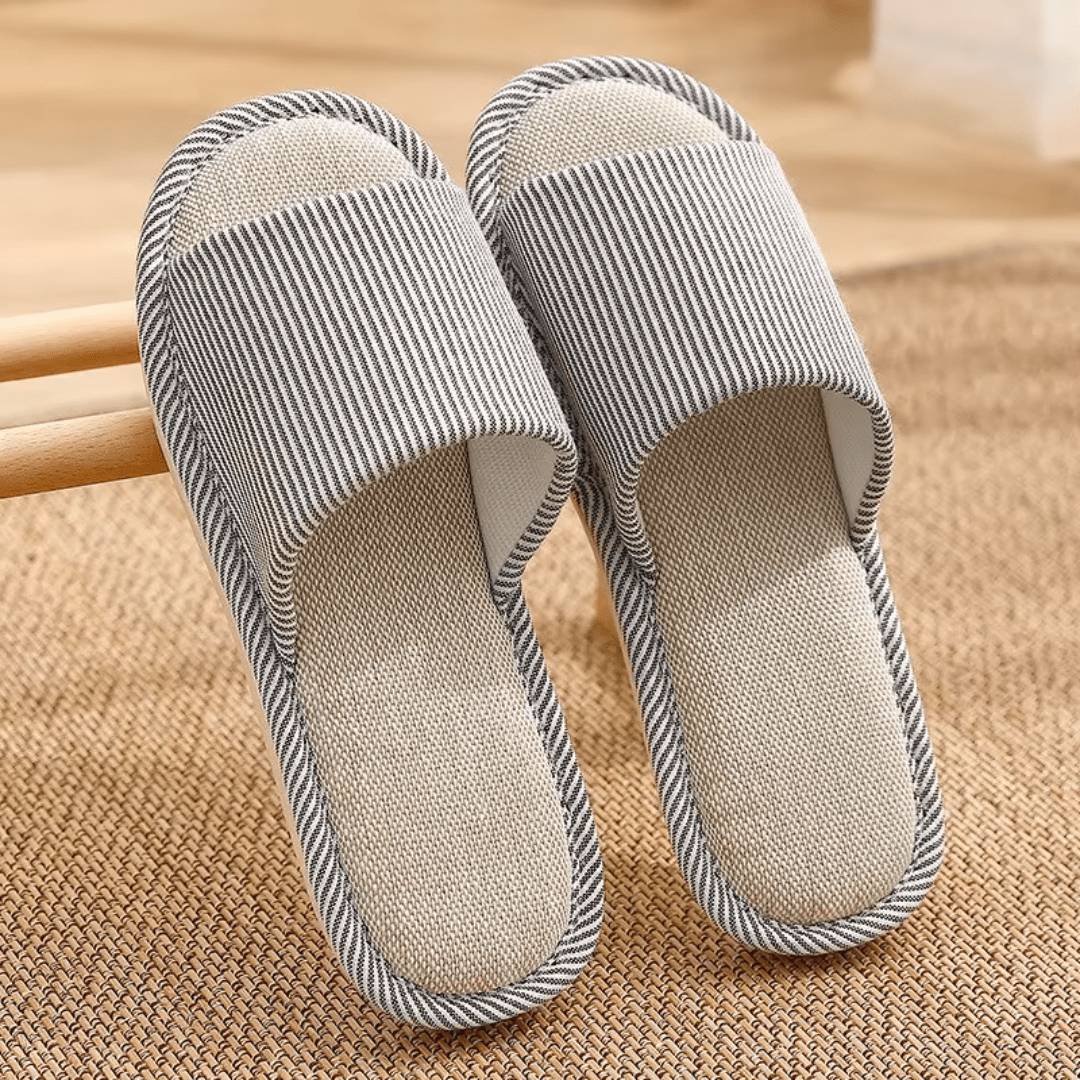 Chaussons Ouverts pour Femme Marron / 35-36