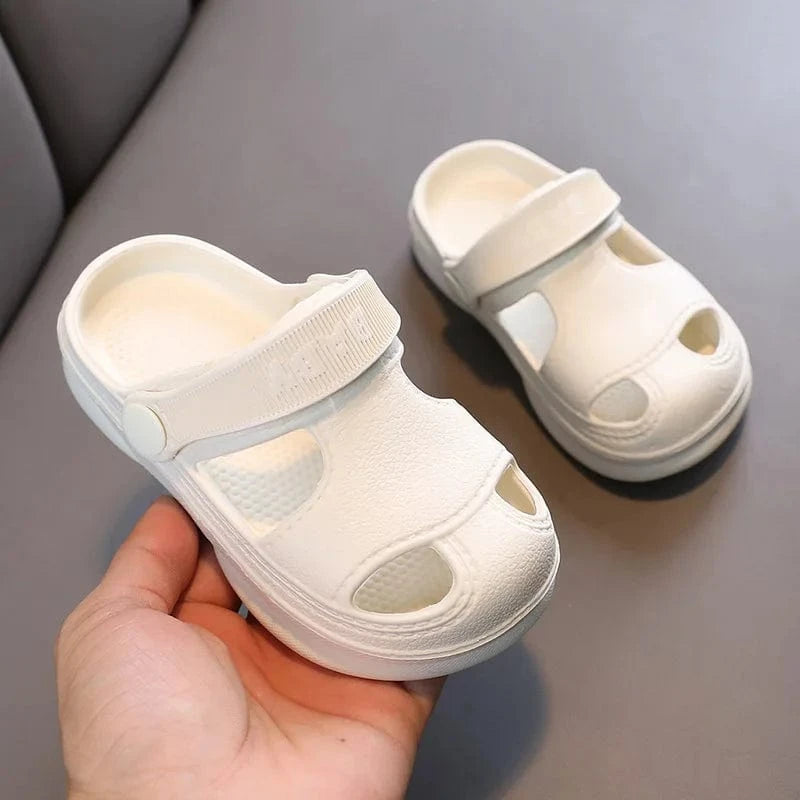 Chaussons Ouverts pour Enfants Blanc / 19-20