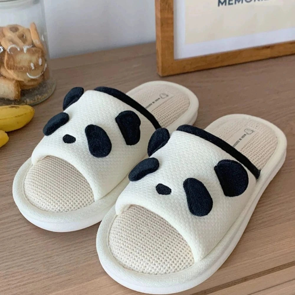 Chaussons Panda pour Femme