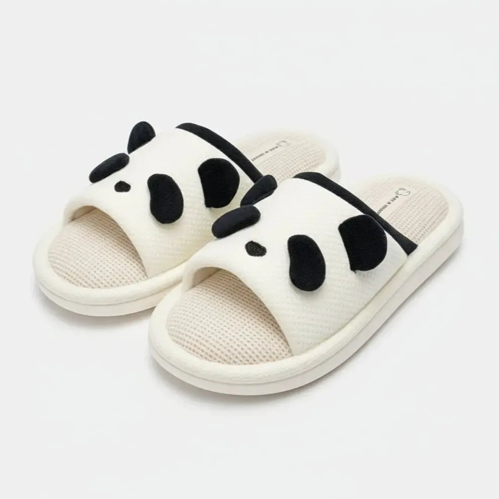 Chaussons Panda pour Femme Blanc / 35-36