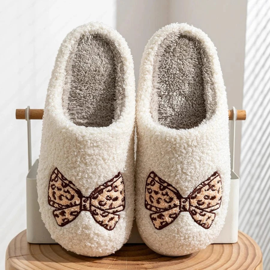 Chaussons Pantoufles pour Femme Blanc cassé / 37-38