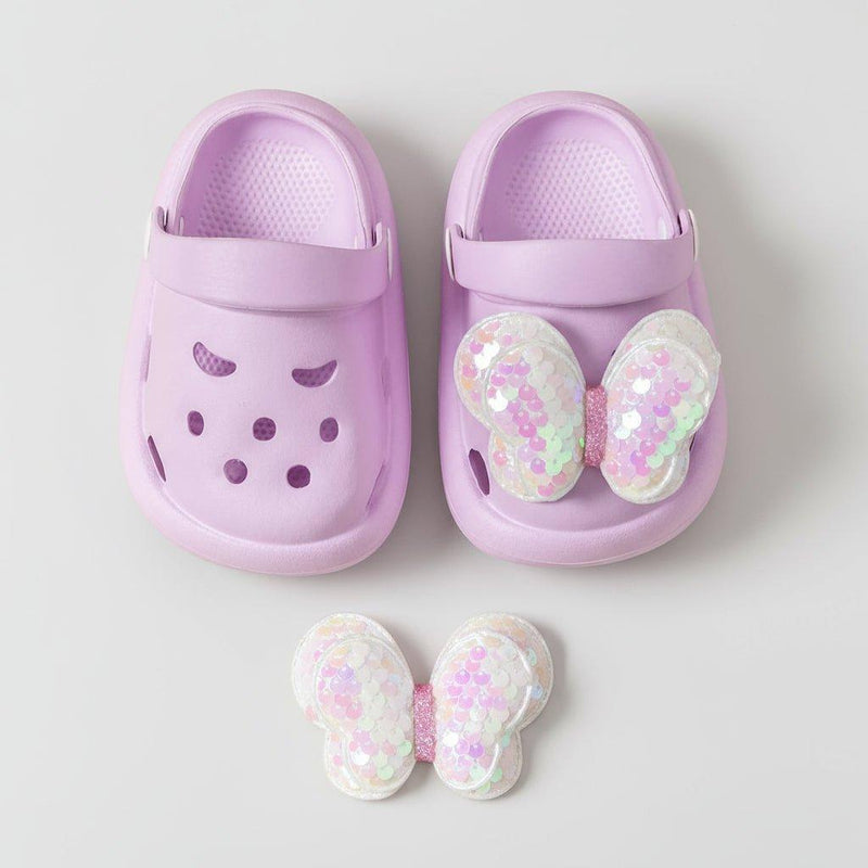 Chaussons Sabots à Papillon pour Enfants