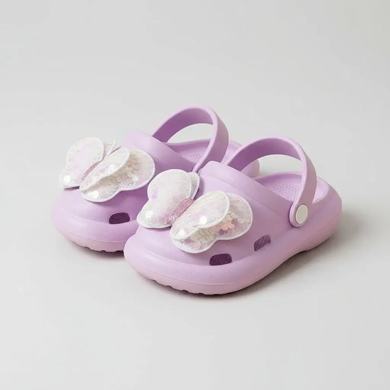 Chaussons Sabots à Papillon pour Enfants