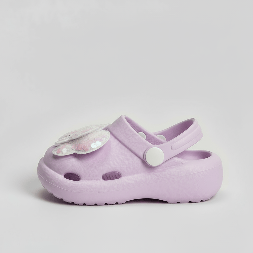Chaussons Sabots à Papillon pour Enfants