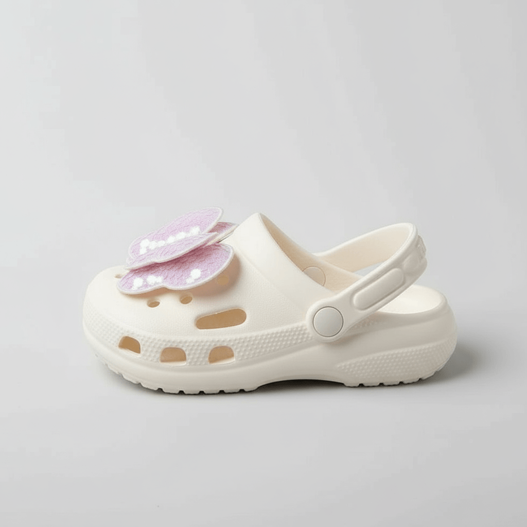 Chaussons Sabots à Papillon pour Enfants