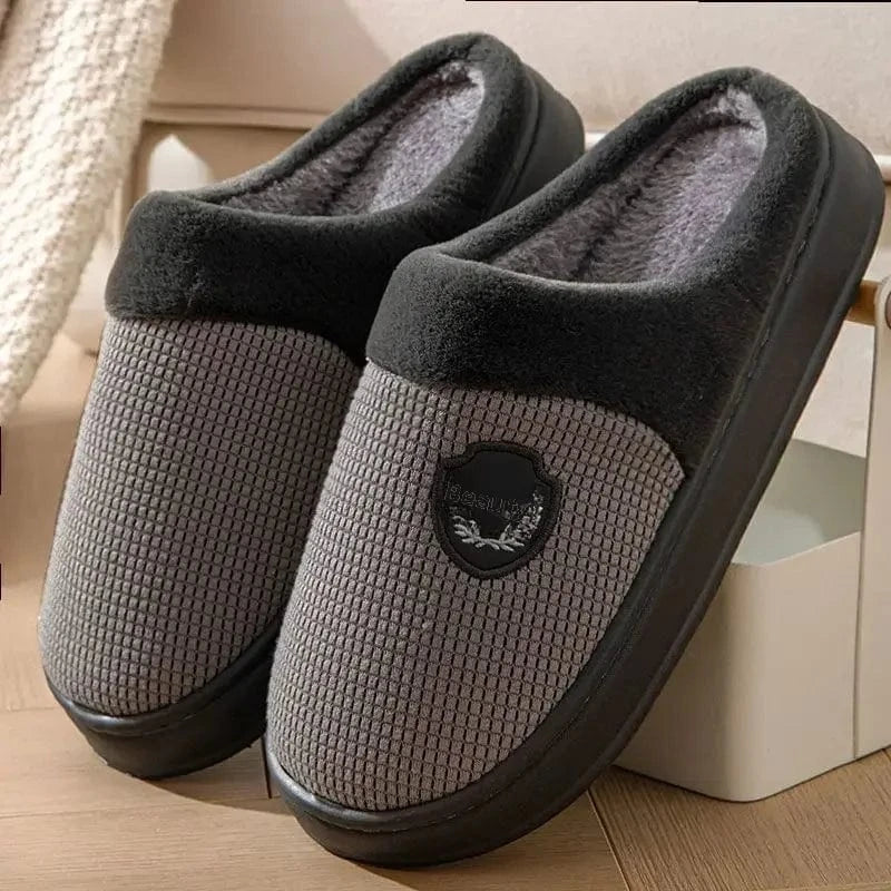 Chaussons Polaire pour Homme Gris / 40-41
