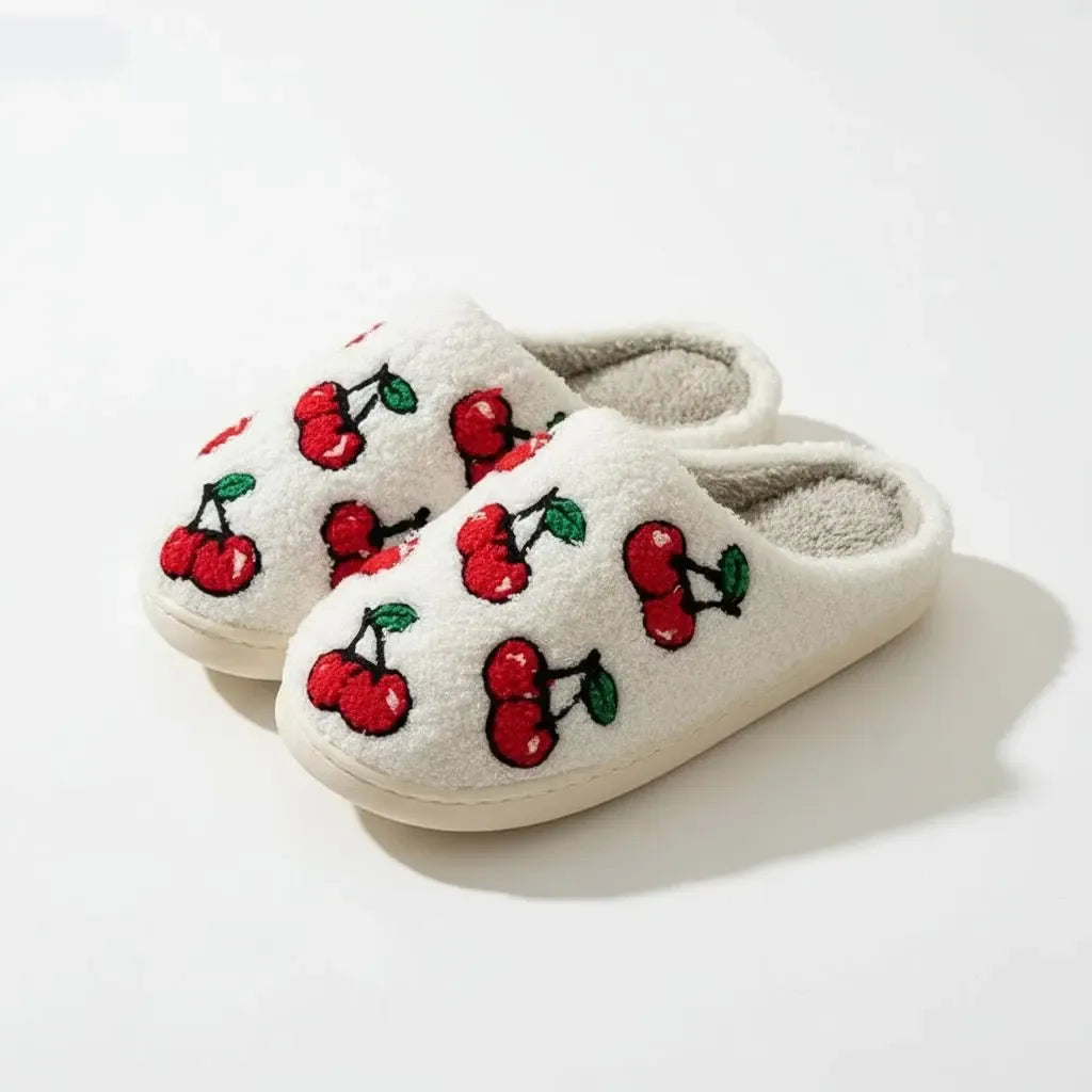 Chaussons pour Femme Cherry Blanc / 36-37