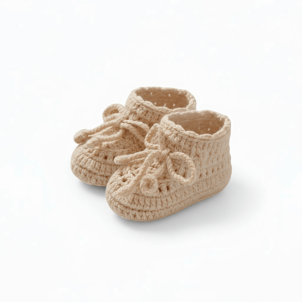 Chaussons pour Nouveau Né Beige / Prématuré