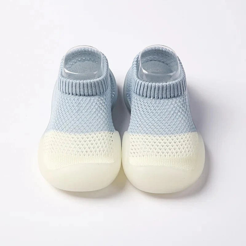 Chaussons Respirants pour Bébé Bleu ciel / 3-6 mois