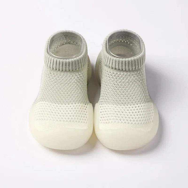 Chaussons Respirants pour Bébé Gris clair / 3-6 mois