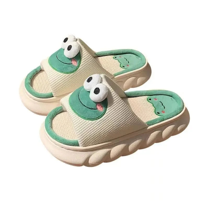 Chaussons Rigolos Grenouille pour Femme