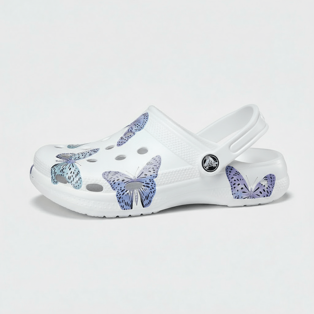 Chaussons Sabots Papillon pour Femme