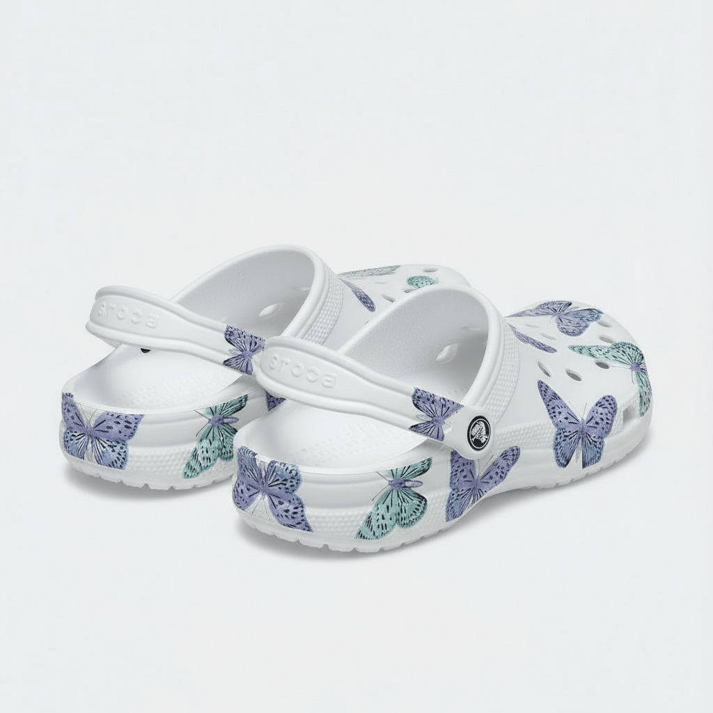 Chaussons Sabots Papillon pour Femme