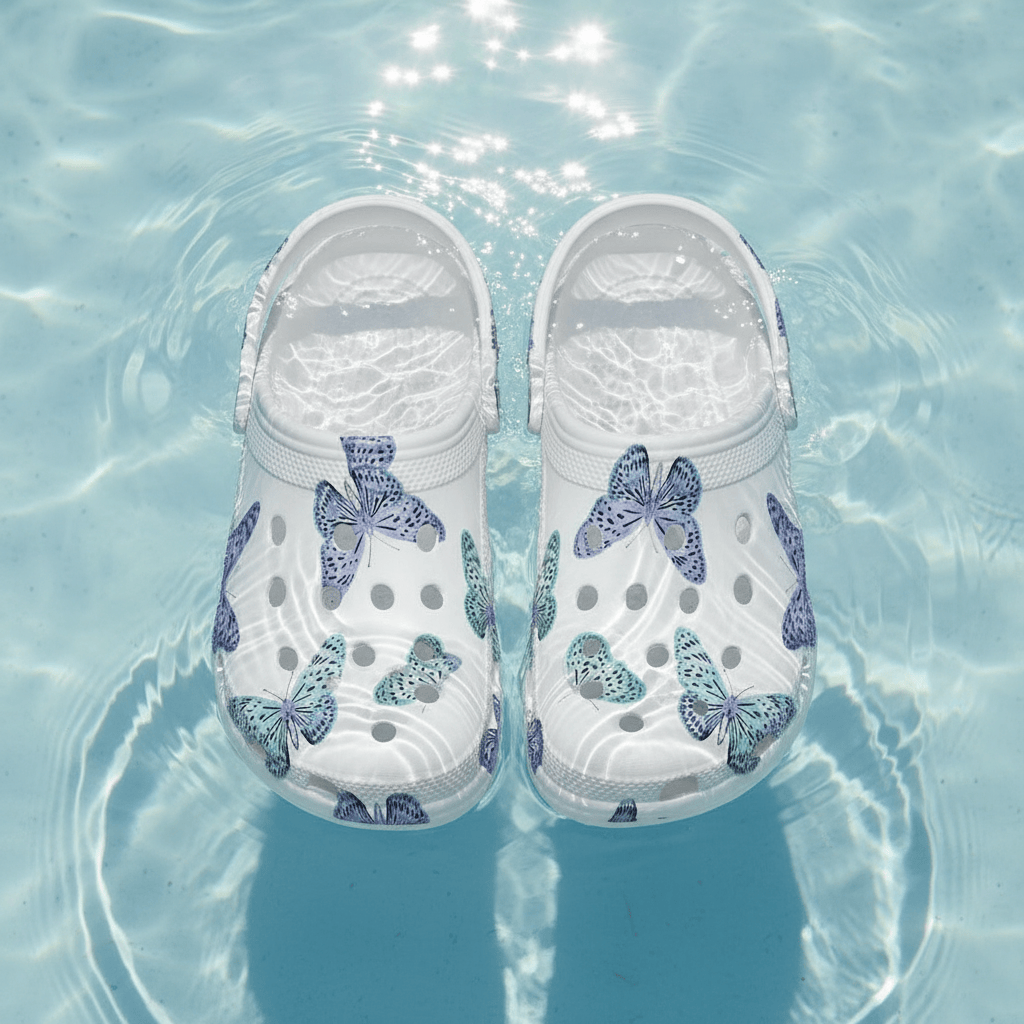 Chaussons Sabots Papillon pour Femme